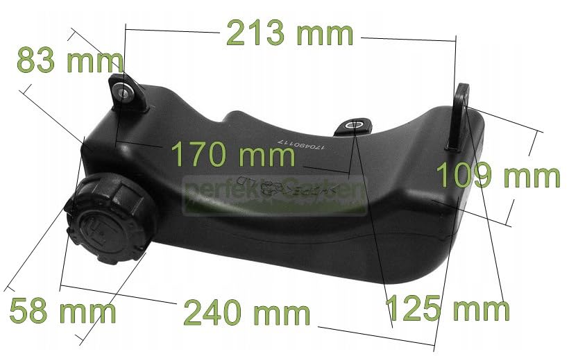 Benzintank kompatibel mit Loncin 170490149-0001, 170490138-T353 