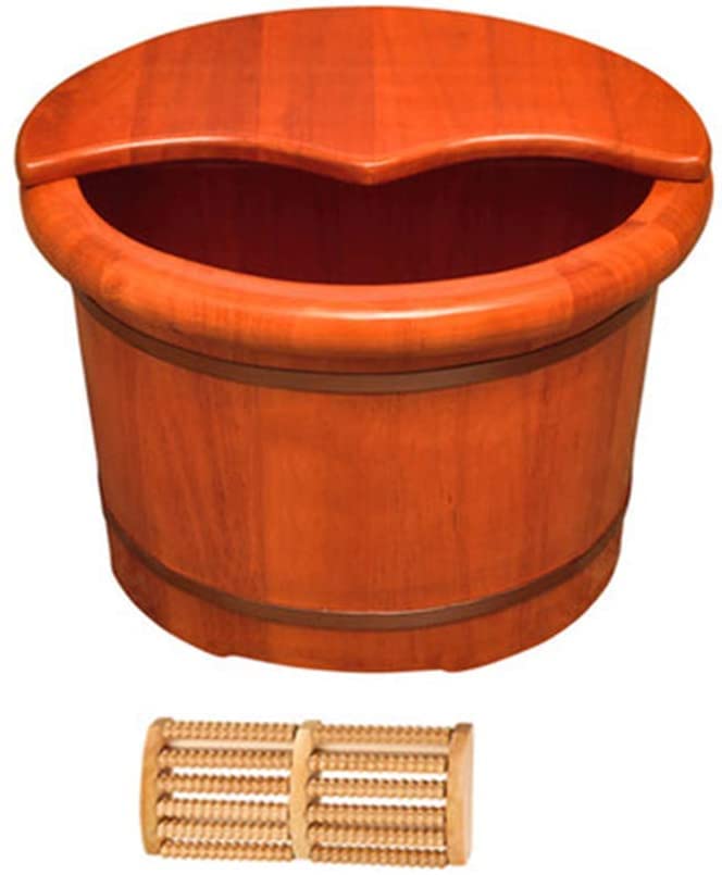 Spa de pies de madera duradera Katzowen, masaje y relajación miniatura 1