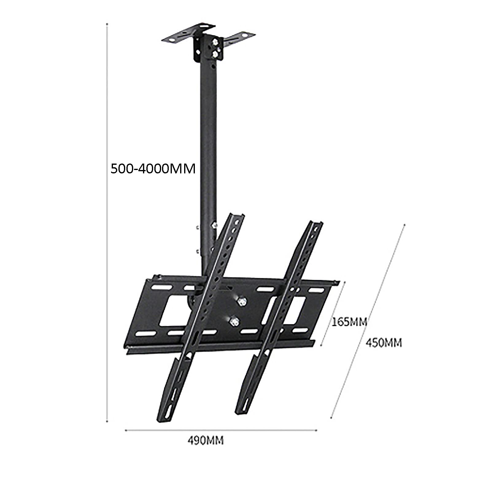 Soporte de Pared para TV Soporte para TV Soporte de Pared para TV Soporte de Techo para TV, Soporte Giratorio para TV con inclinación Ajustable, se Adapta a televisores de 26 a 60 Pulgadas, VESA máx.