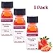 LorAnn Strawberry SS Flavor, 1 dram bottle (.0125 fl oz - 3.7ml - 1 teaspoon) - 3 Pack - includes a recipe