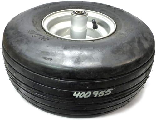 Conjunto de rueda delantera Dixie Chopper original (15 x 6 x 6) para cortadoras de césped compatible con ZT900/1000/400955 2018