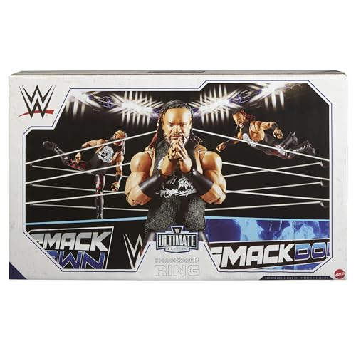 WWE Smackdown Real Scale Wrestling Ring Playset w/ Jacob Fatu