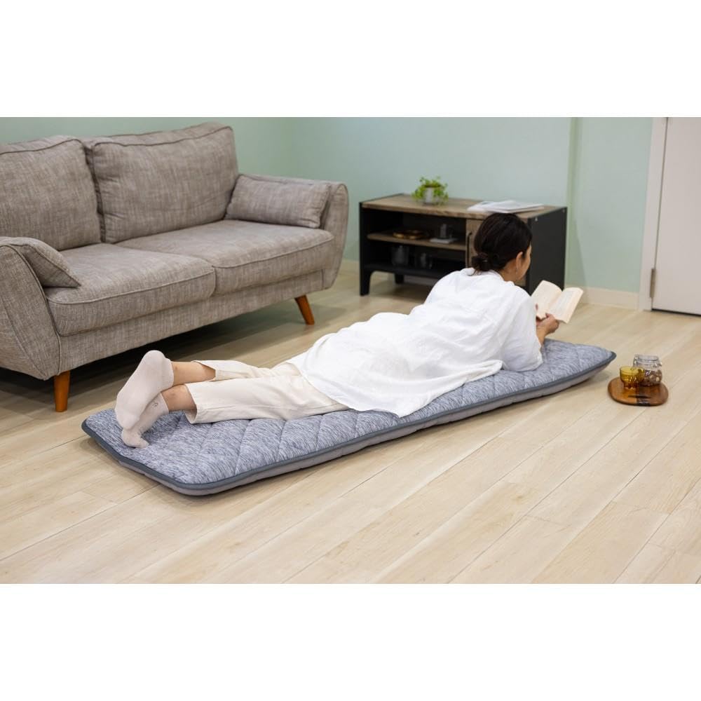 グレーのロングクッション Amazon｜Taibest 抱き枕 円筒型ひんやり 接触冷感 90x20cm 円柱