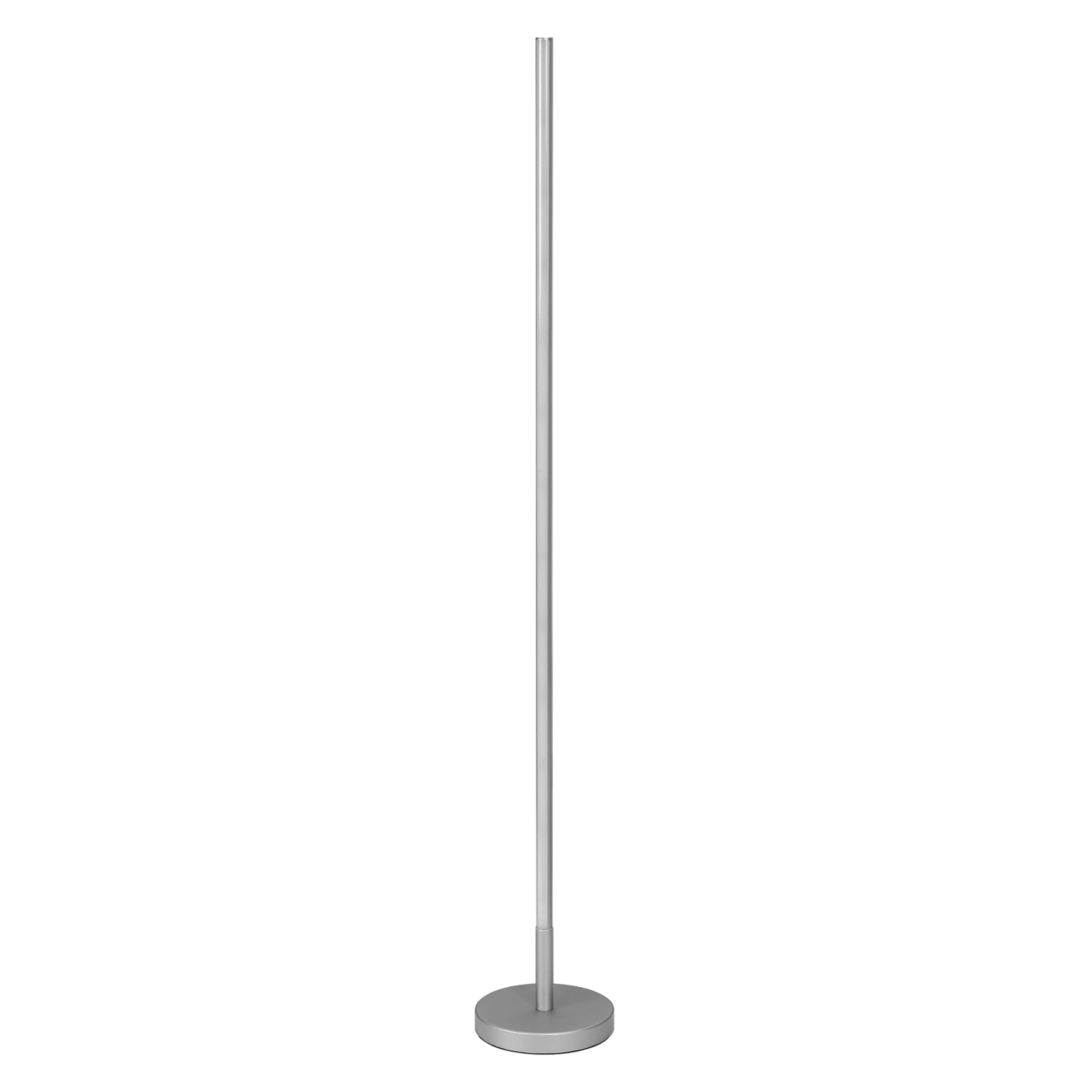 Osram Smarte LED-Eck-Stehleuchte, 7.5W, mit Magic RGB für diverse Farben und Lichteffekte, silber, mit Fernbedienung, IP20, LED nicht austauschbar, dimmbar