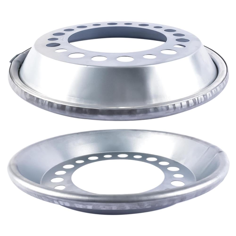Juego De 2 Equilibradores De Ruedas Automáticos Plateados Compatibles con Ruedas De 22.5 A 24.5 Pulgadas