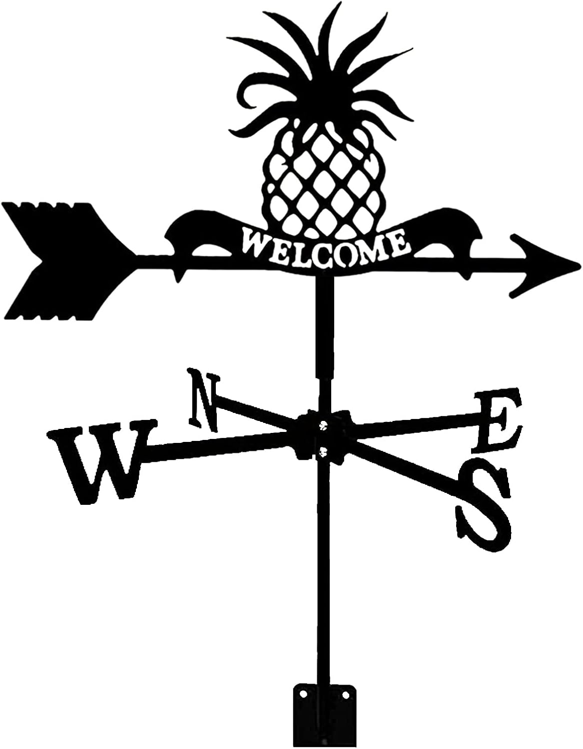 Metal Weathervane Outdoor Iron Wind Vane Stainless Steel