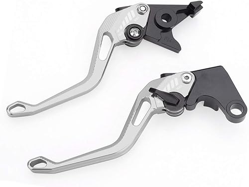 Miniatura 2 de psler 5D Rhombus Palancas de embrague de freno para Bajaj Dominar 400 2017-2018 (Plata)