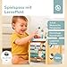 Bieco Motorikwürfel Scandi-Chic nachhaltiges Holz FSC® | Motorikspielzeug ab 1 Jahr | Activity Center Baby Spielzeug 1 Jahr | Motorikwürfel Holz | holzspielzeug ab 1 Jahr motorikschleife ab