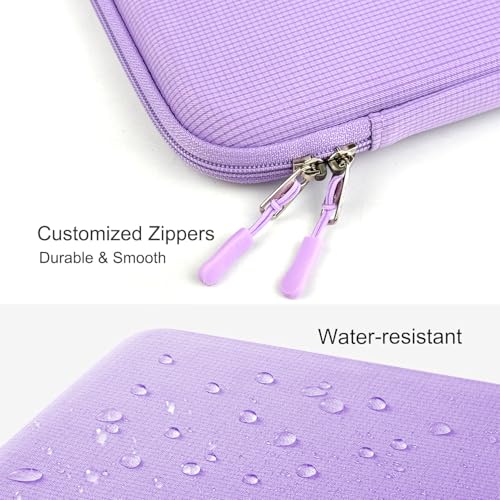 Image of MOCA EVA Hard Laptop Sleeve for 14 inch - 15 inch Laptop MacBook Air 15, HP 15s, Dell Inspiron 15, ASUS Vivobook 15 | Tailored Fit 14.5x10.2 Inch Internal Shockproof Cover Purple