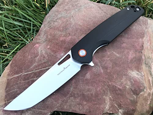 Tactical Gearz G10 Pocket Knife! Tg Cetus, G10 Handle! Razor Sharp D2 Steel Blade! Ball Bearing Pivot System! Includes Sheath! #TOP2