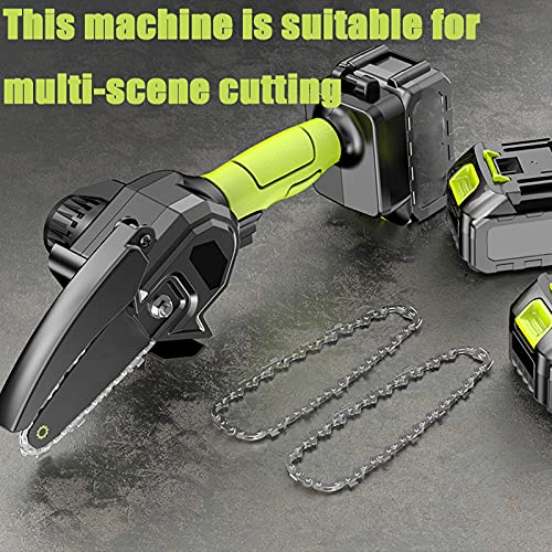 FJB Akku KettensäGe,Mini Akku Kettensage 4 Zoll Kettensage Elektro Geeignet Zum Beschneiden Von BäUmen Und Zum… – Bild 3