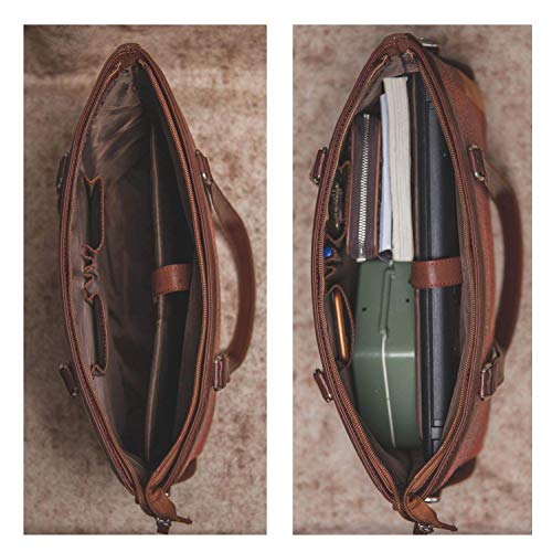 ZOUK Vegan Leather Women's Office Bag for 15.6 inch Laptop, MacBook - Image 7