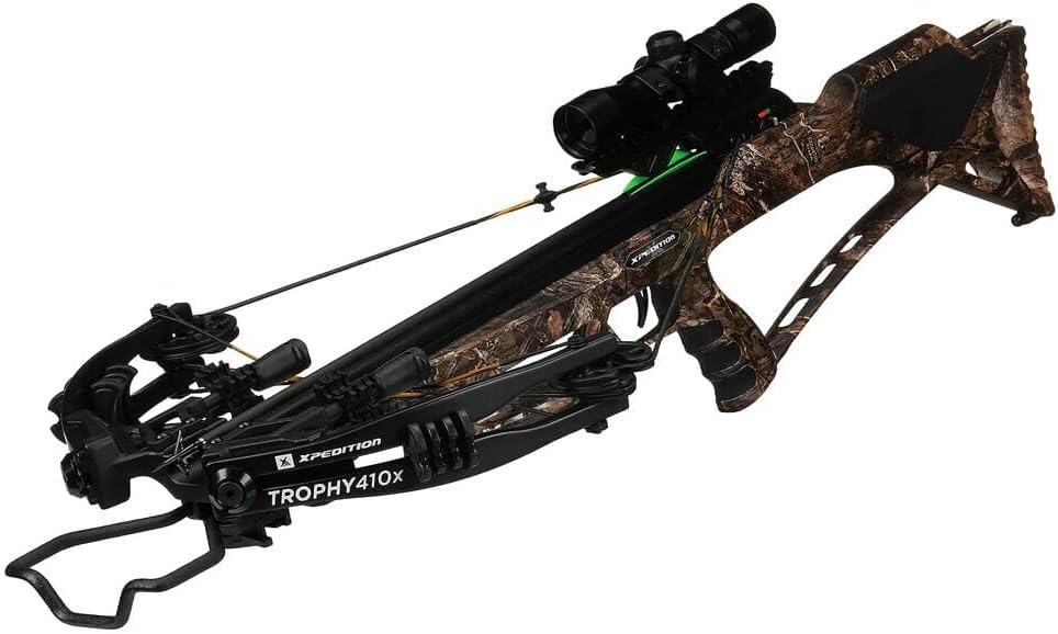 Xpedition Archery Trophy 410X Crossbow with Crank Cocking Device