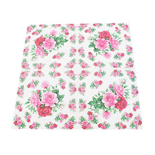 Guardanapos descartáveis Amosfun 100 peças de papel decorativo de tecido impresso em papel para fest