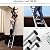 Telescoping Ladder Attic Access/Roof Top Tent 8.5ft 10.5ft 12.5ft 15.5ft 16.5ft 20ft, Lightweight Aluminium Folding Extension Ladder, Load 330lbs