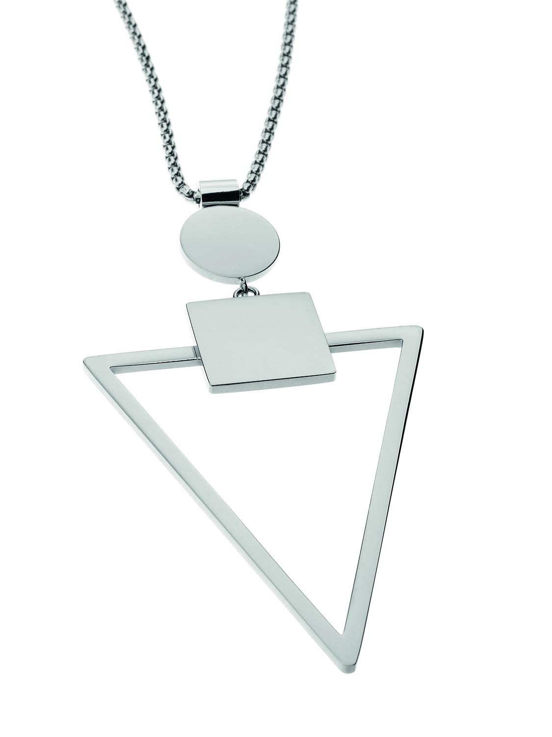 LIEBESKIND BERLIN Damen-Ketten mit Anhänger & Anhänger Edelstahl LJ-0283-N-80, silber