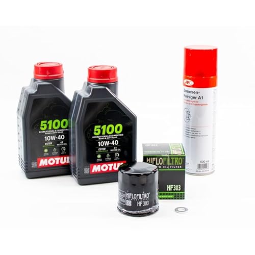 Kit Entretien Vidange pour KAWASAKI Z 500 de 2024 à 2025 - MTL 5100 10W40 2L