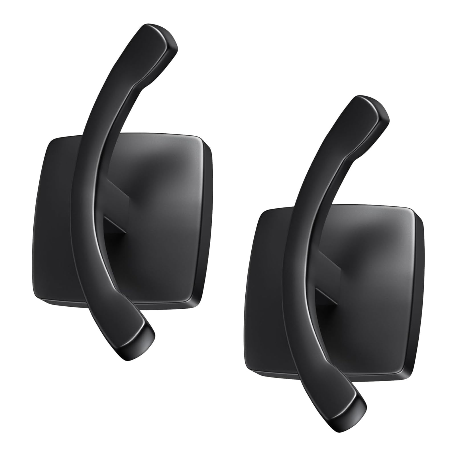 CUNZJIA Pack of 2 Zincs Alloy Bathroom Hooks for Towels Robes and Space Saving Wall Mounted Hanger