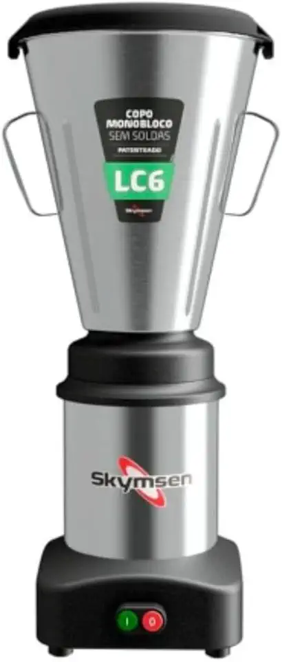 Liquidificador Industrial Skymsen Baixa Rotação LC6 6 Lt 127v