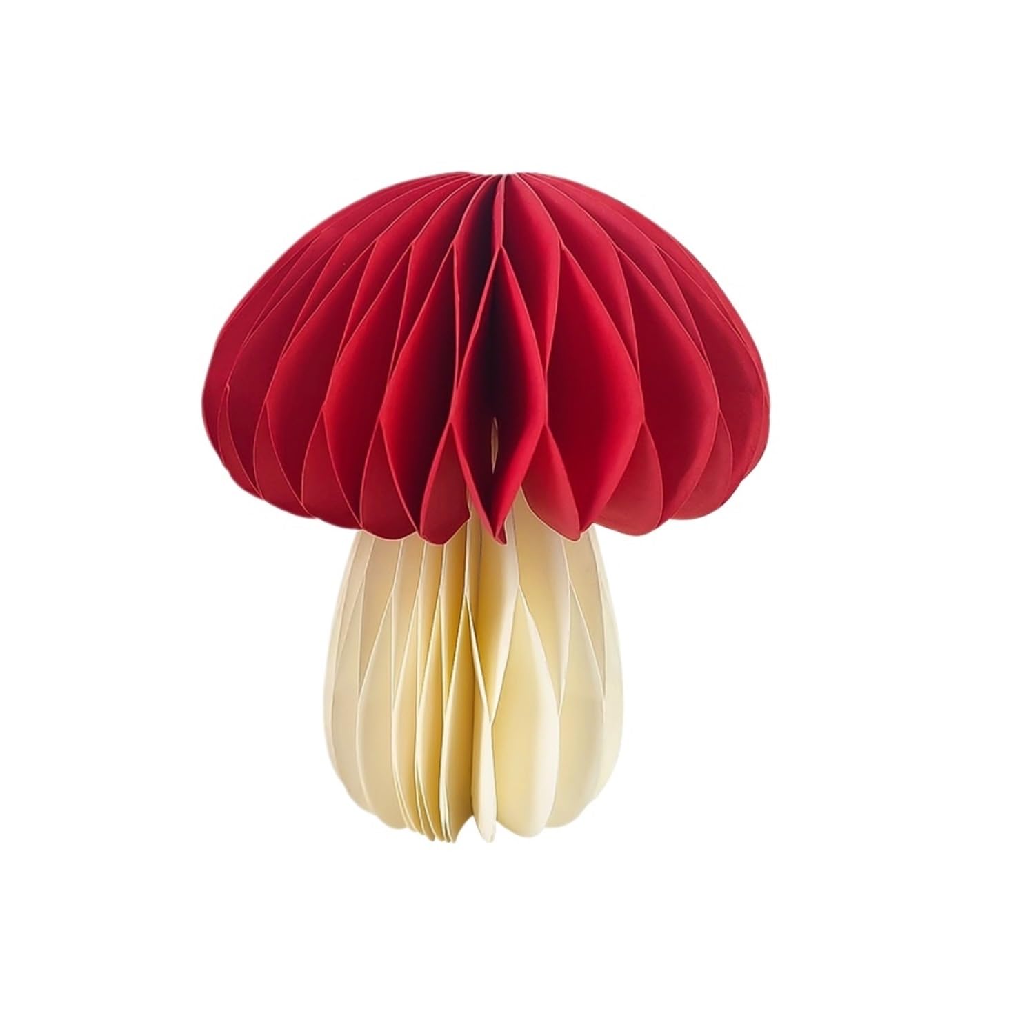 Laternen, Pilzförmige Wabenpapier-Weihnachtsdekorationen for den Garten, 8 Stück, Festdekoration(6.6cm)