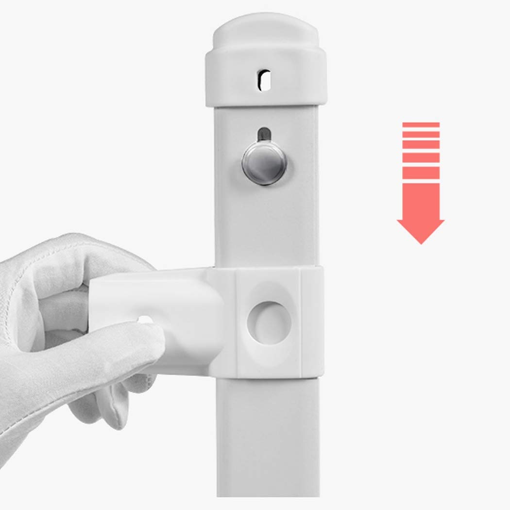 Barandilla de Cama Vertical abatible, Resistente a roturas, de Seguridad para niños, anticaídas, Deflector de cabecera de 1,8 m, Ajuste Universal de 8 velocidades (Color