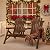 Outsunny 2-Seat Wooden Adirondack Chair, Patio Bench with Table, Outdoor Loveseat Fire Pit Chair for Porch, Backyard, Deck, Carbonized