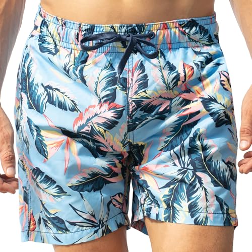 Image of Kanu Surf Men's Troy Stripe Swim Trunks
