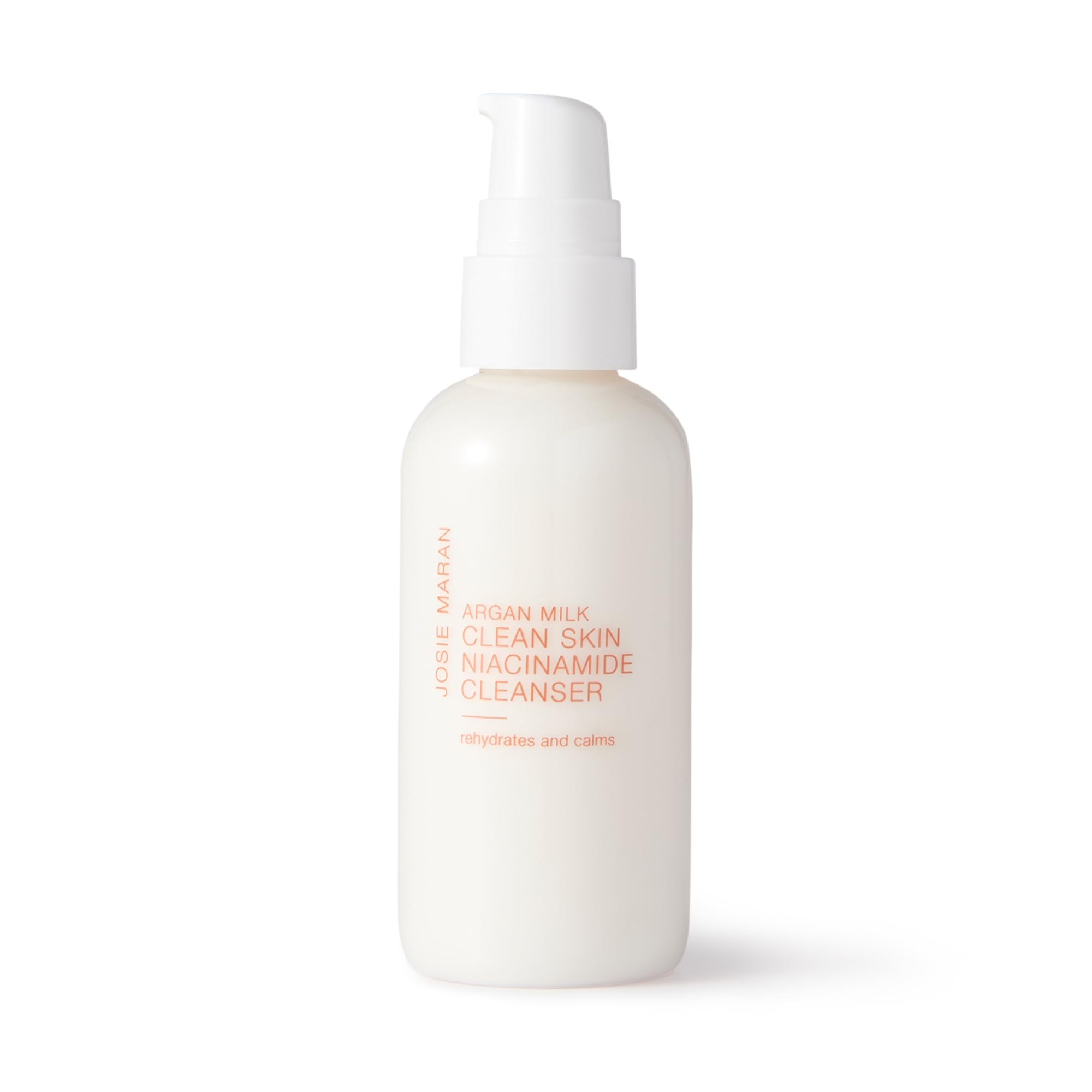 Argan Milk Clean Skin Niacinamide Cleanser - Creamy Face Wash & Makeup Remover - Hydrate Skin While Dissolving Makeup & Impurities (4 Fl Oz)
