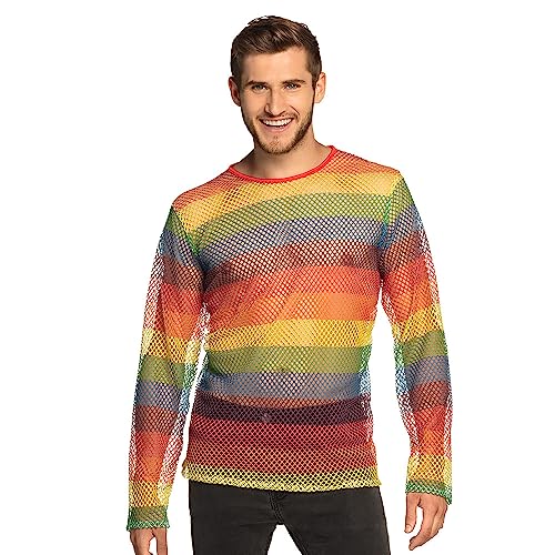 Boland - Fisch-Netz Shirt, sexy Oberteil, Disco, Party, Kostüm, Karneval, Mottoparty