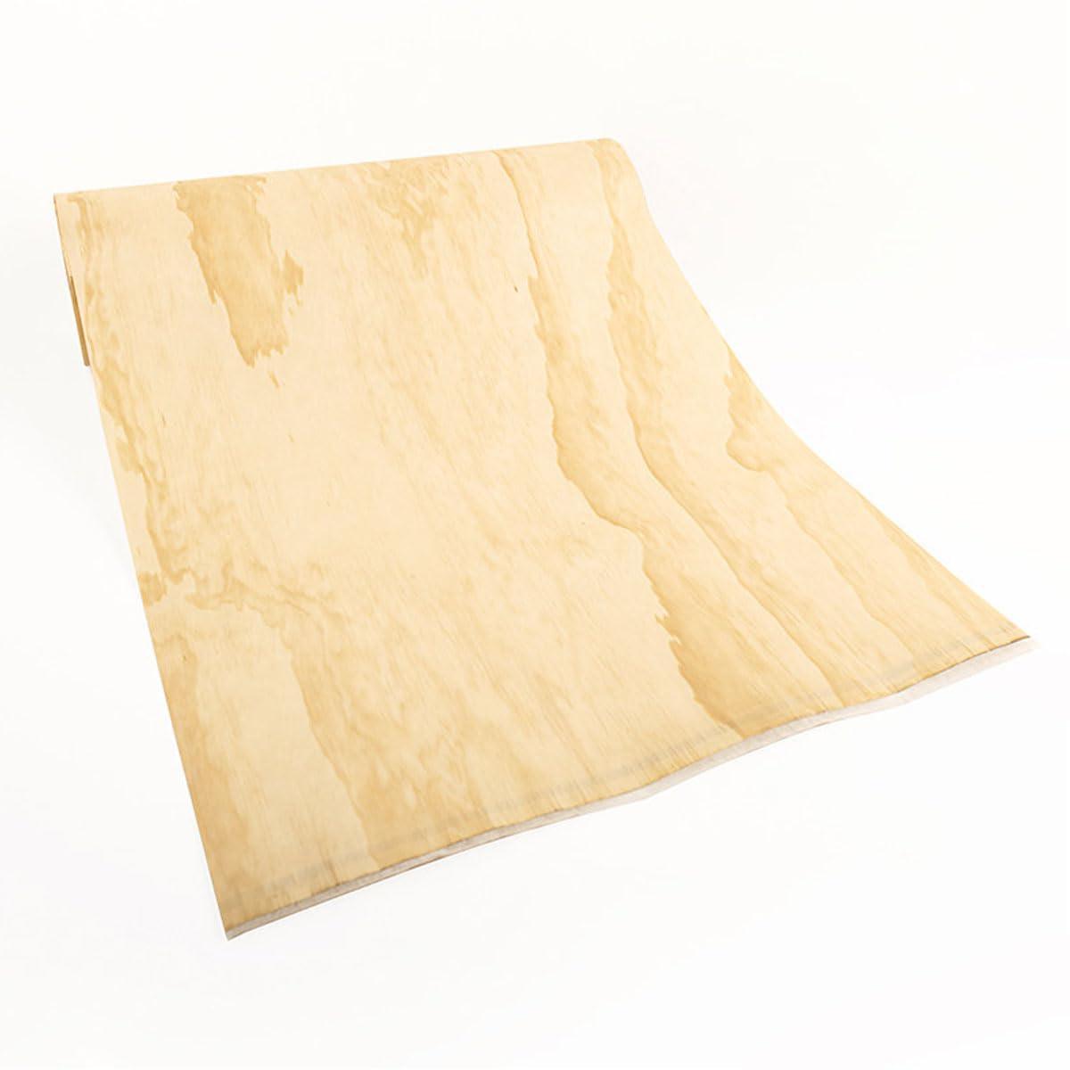 Radiata Pine Pattern Natural Wood Veneer Sheet 98 x 23 Inch 0.3mm(12mil) with Non-Woven Backing for Furniture Refinishing Cabinets Wall Decor DIY Home Renovation