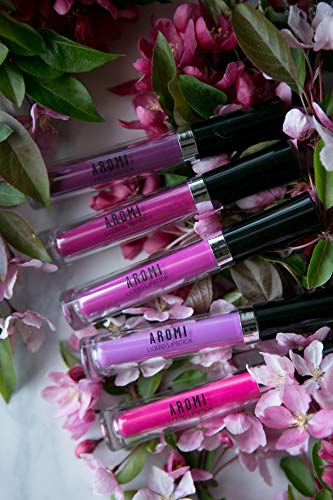 Aromi Liquid Lipstick -Matte Finish | Vegan & Cruelty-Free, Lightweight, Waterproof, Bright Pink, Purple Lipstick | (Forbidden Fuchsia) #TOP3