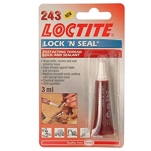 Buy LOCTITE 243 Lock N Seal Nut & Bolt Thread Adhesive Sealant 3ml