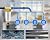 POHIR Spin Down Sediment Filter 40/100/200 Micron, Reusable Water Filter for Whole House Pre-Filtration System, 1" MNPT + 3/4" FNPT + 3/4"MNPT with Sewage Drain Pipe