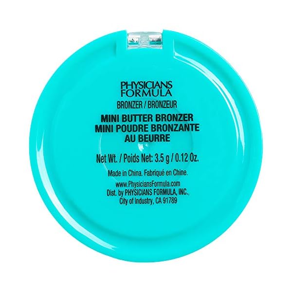 Physicians-Formula-Mini-Murumuru-Butter-Cream-Shimmer-Makeup-Bronzer-012-Ounce Physicians Formula Mini Murumuru Butter Bronzer,Moisturizing,Nourishing Murumuru Butter Blend for Silky All-Day Luminous Glow,Dermatologist Tested, Hypoallergenic,Vegan & Cruelty-Free -Bronzer Mini
