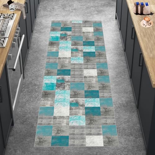 Alfombra larga para pasillo y cocina transitable de 90 x 350 cm lavable 5