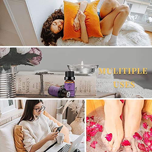 Lavender Essential Oil Bundle With Vanilla Essential Oil Bundle With Sandalwood Essential Oil 100% Pure Organic Aromatherapy Gift Oils 10Ml For Massage Mother's Day #TOP4