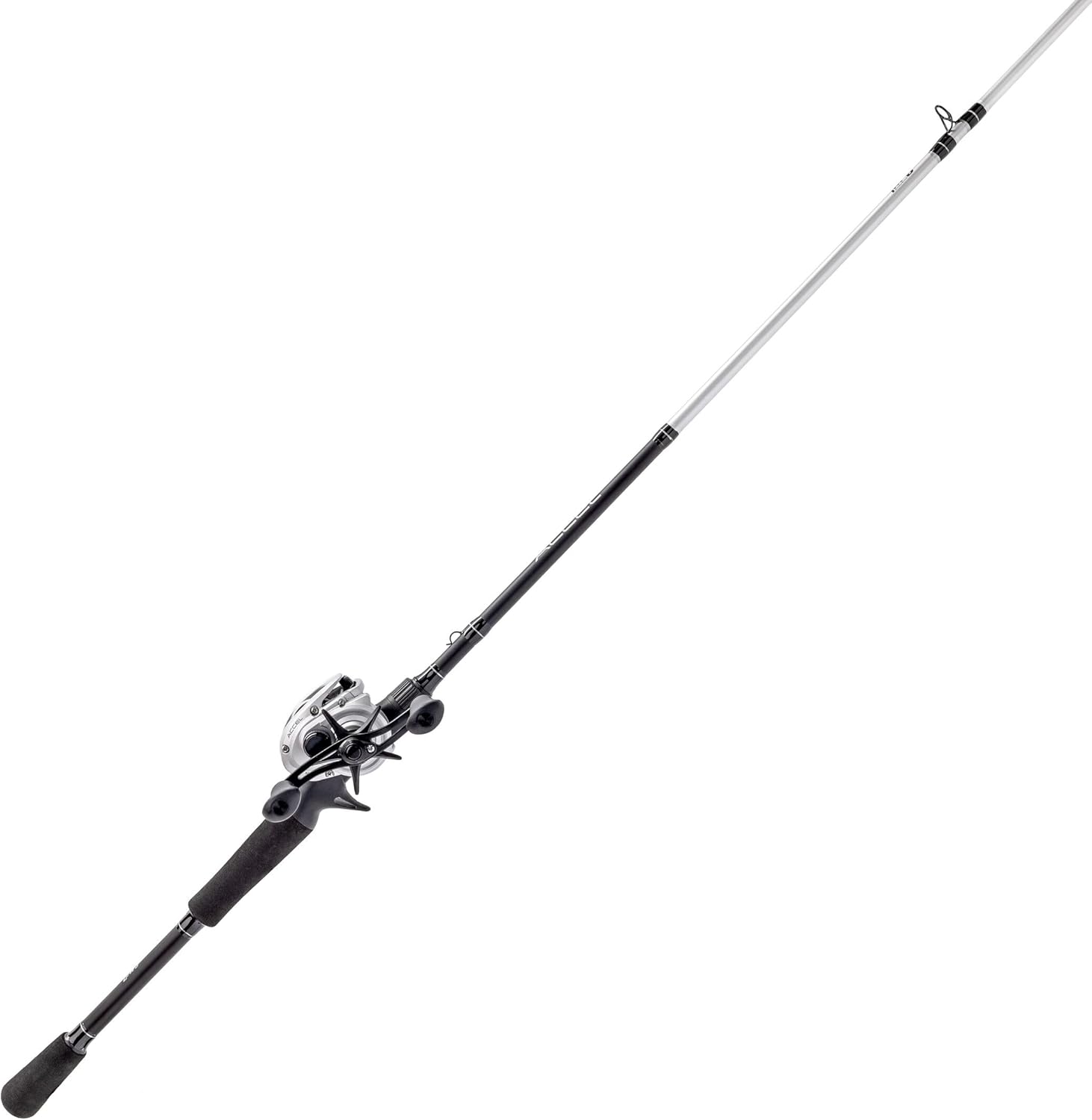 Lew’s Accel Baitcast Reel and Fishing Rod Combo, 7-Foot, 1-Piece Rod, Medium Power, RH Retrieve Reel