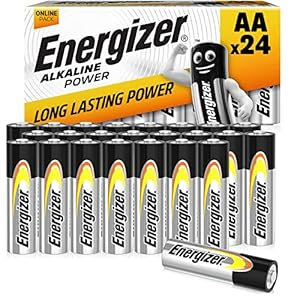 Energizer AA Batteries, Alkaline Power, 24 Pack, Double A Battery Pack – Amazon Exclusive
