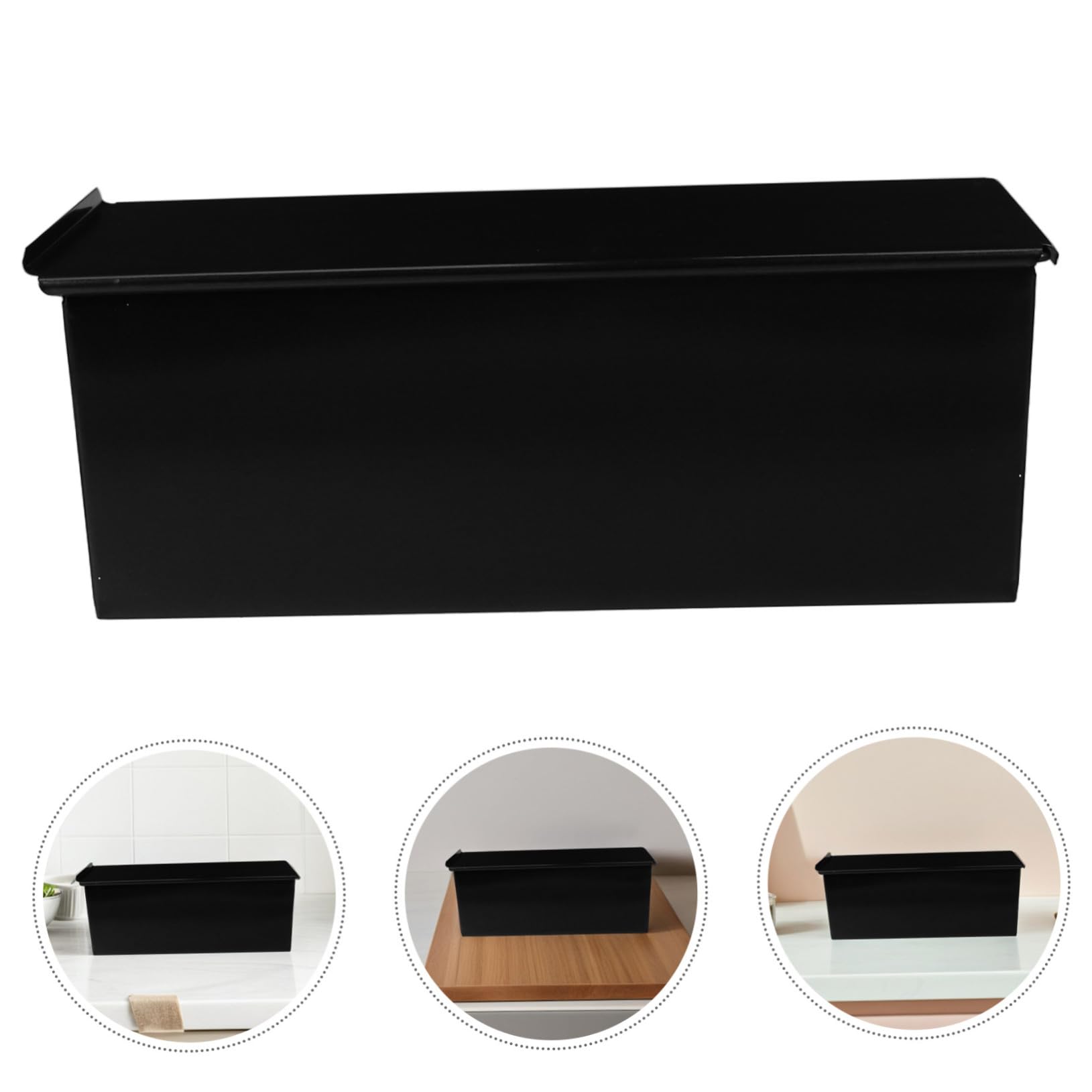 ERINGOGO Rechteckige Toastbackform 32 x 14 x 12cm Mit Deckel Langlebige Antihaftbeschichtung Für Kaffeekuchen Und Toastbrot Backform Für Haushalt Und Profis