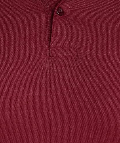 Image of INKKR Plus Size Solid Men's Polo Neck T-Shirt