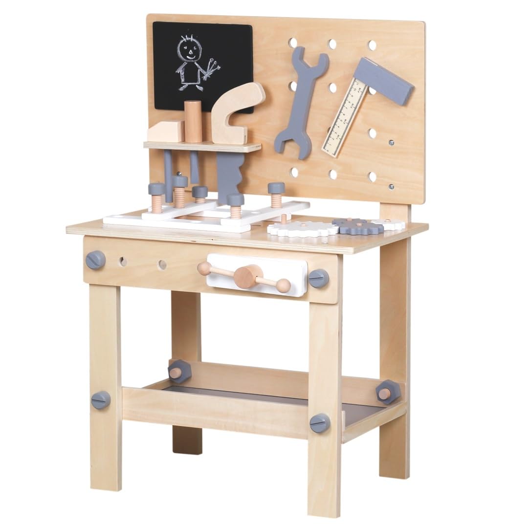 Établi créatif - Pour enfants - Avec outils en bois