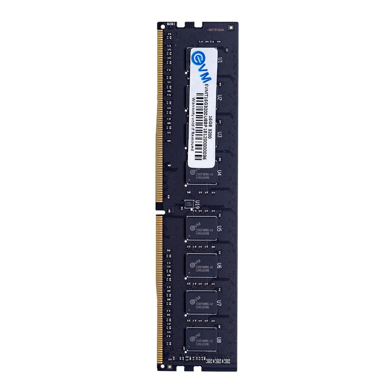 Image of EVM 16GB DDR4 Desktop RAM 3200MHz - Unleash Your System's Full Potential - Perfect for Gamers, Office Work, and More - 10 Year Warranty (EVMT16G3200U88P)