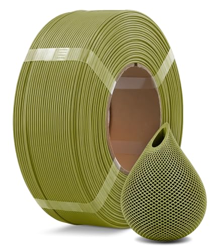 Image of OVERTURE High Speed Refill PLA 1.75mm Filament, 1kg Olive Green