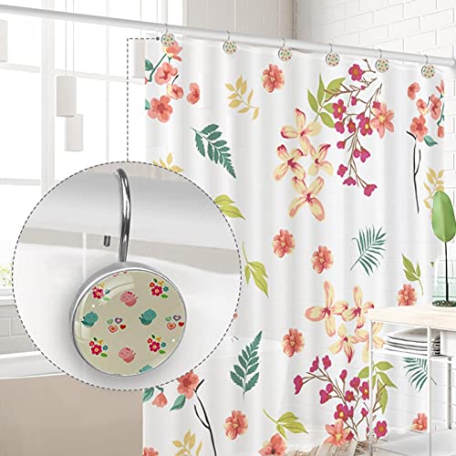 Crochets rideau de douche en acier inoxydable avec finitions soignées effet miroir - 5