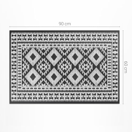 Tapis d'extérieur PVC pour terrasse et porche au style rétro