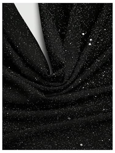 SOLY HUX Women's Plus Size Sleeveless Halter Top Sparkly Sexy Party Crop Tank Tops Clubwear Rave Festival Outfits4