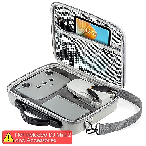 Image of Verilux Carrying Case for DJI Mini 2, Portable Compact Storage Bag Hard Case Set with Strap Storage Travel Case Compatible with DJI Mini 2 Pro and Drone Controller (Case Only Not Include DJI Product)