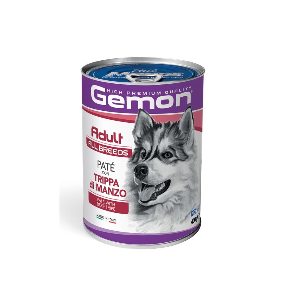 Gemon Dog Adult Trippa Wołowina Pate' Gr.400