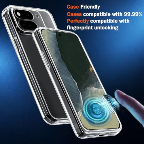 Image of Ferilinso Screen Protector for Google Pixel 11 Pro Fold, Tempered Glass | 3 Pack, 9H+ Hardness, Military-Grade Shatterproof, Anti-Scratch, HD Clear, Case Friendly, Easy Installation, Bubble Free