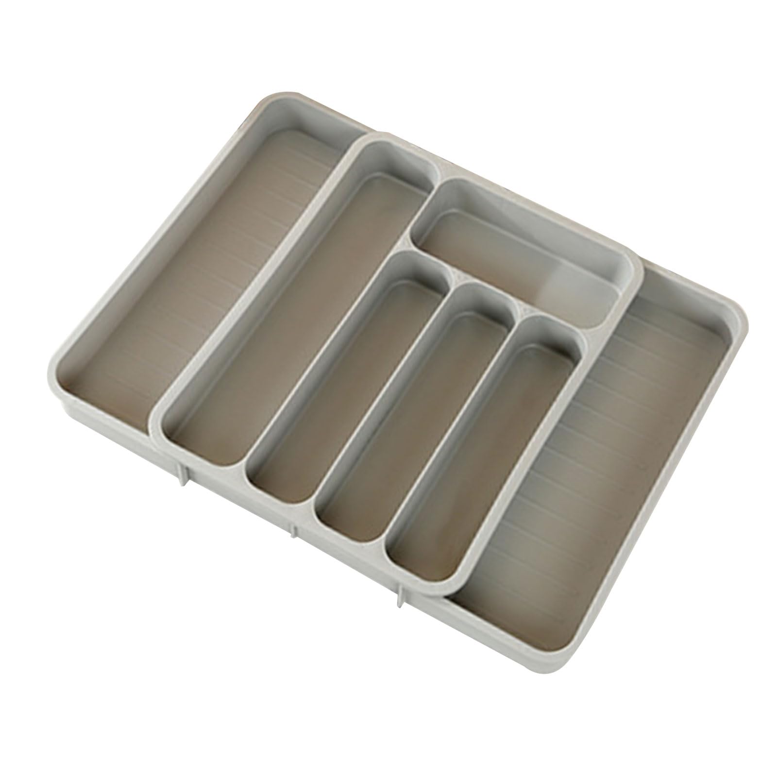 carotoe Silverwares Drawer Organizers, Expandable Utensils Tray for Kitchen, Adjustable Flatware and Cutlery Holder, Compactness Cutlery Drawer Organisers